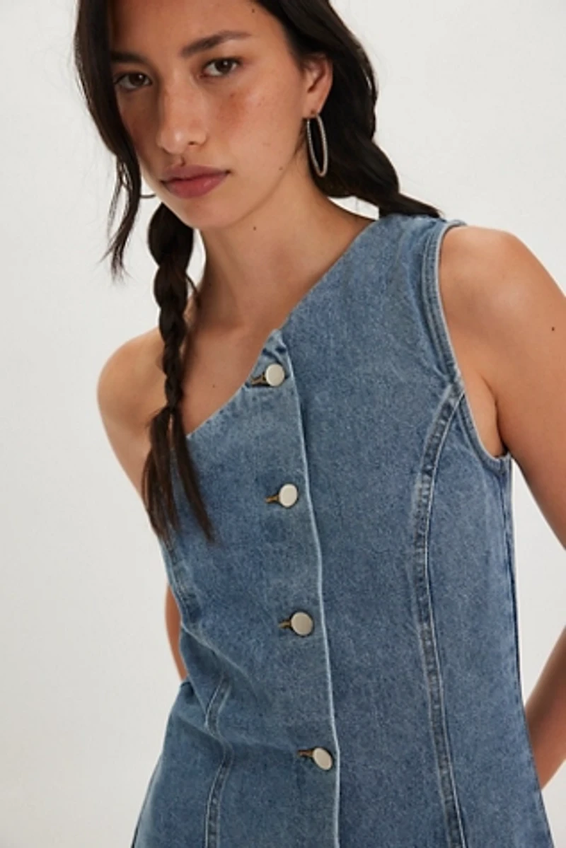 Elliatt Adalynn Denim Mini Dress