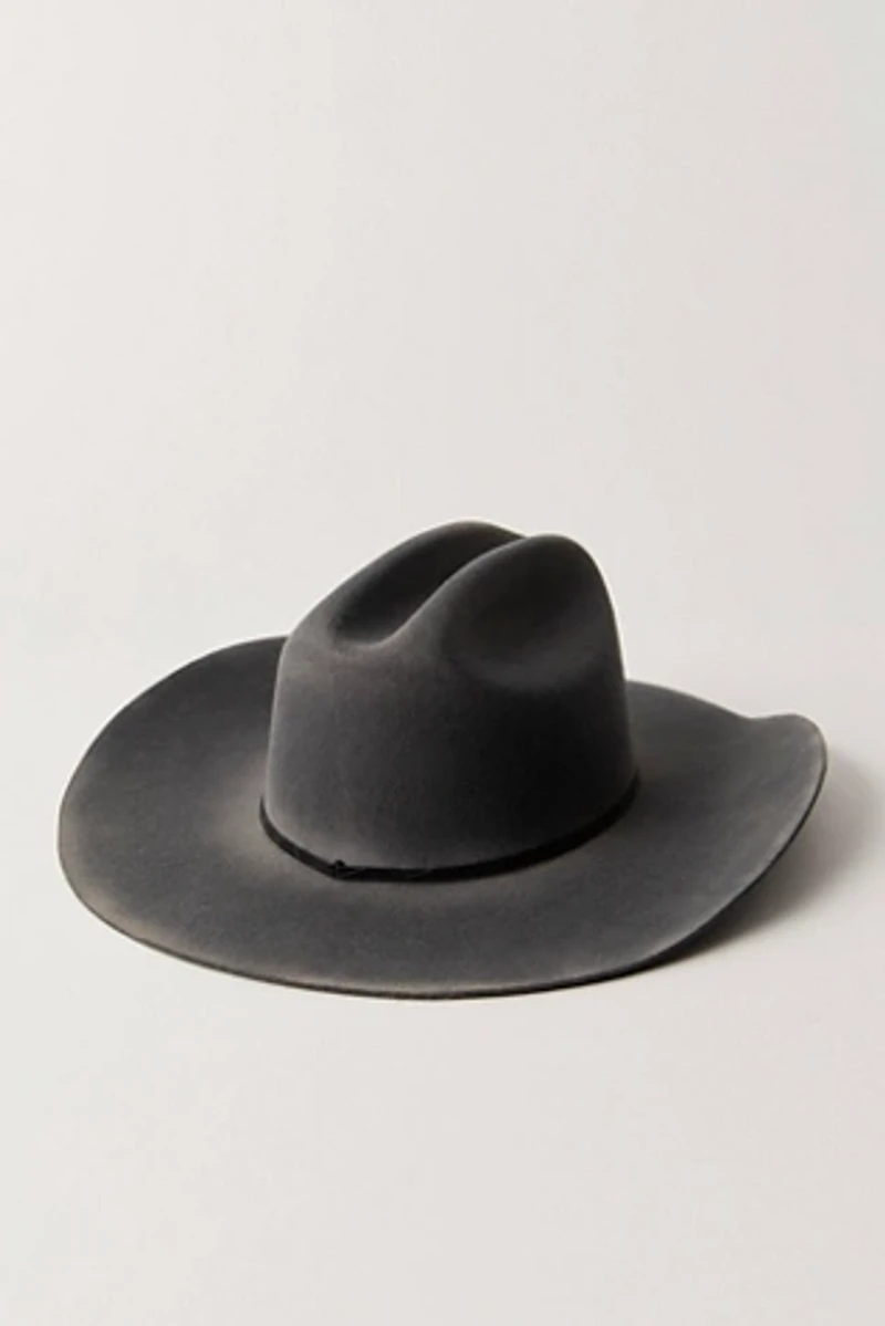 Distressed Wool Cowboy Hat