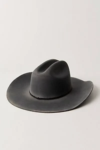 Distressed Wool Cowboy Hat