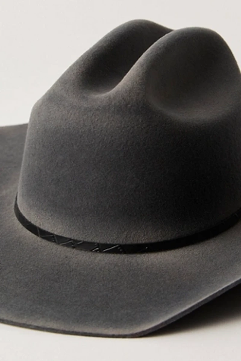 Distressed Wool Cowboy Hat