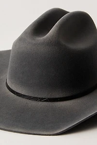 Distressed Wool Cowboy Hat