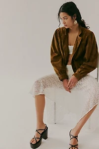 Saemdi Lace Top And Skirt Set