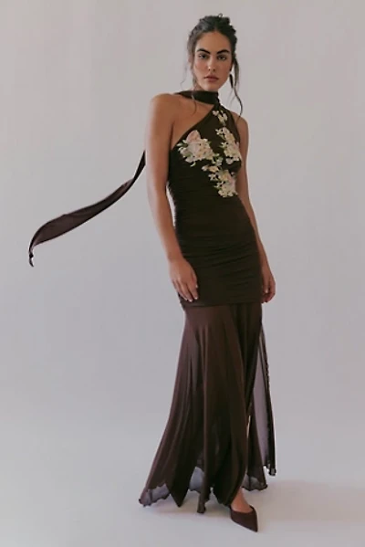 Third Form Embroidered One Shoulder Dress