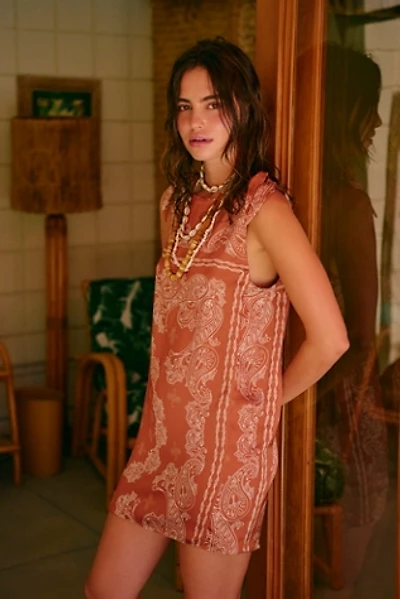 Rococo Sand Knotted Shoulder Mini Dress