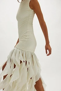 PatBO Gavea Mesh Maxi Dress