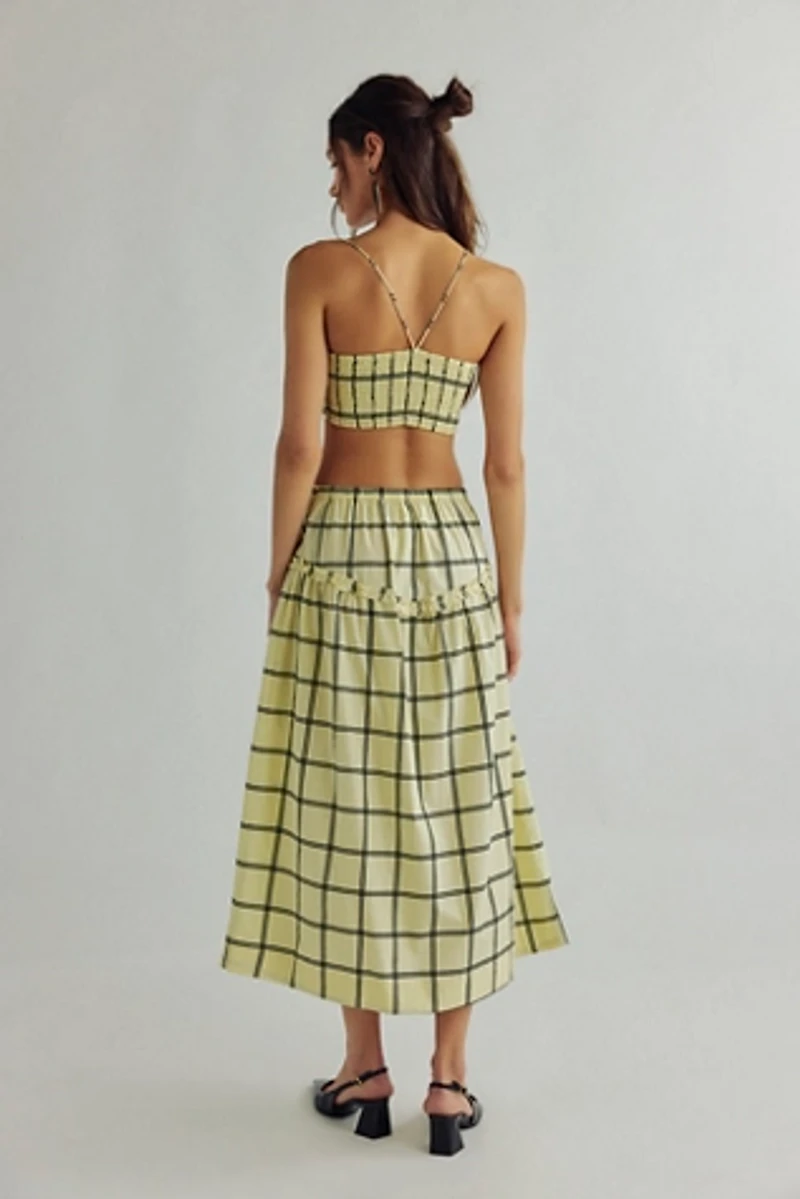 S/W/F Crop Top High Waisted Set