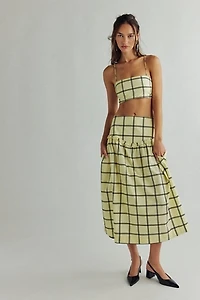 S/W/F Crop Top High Waisted Set