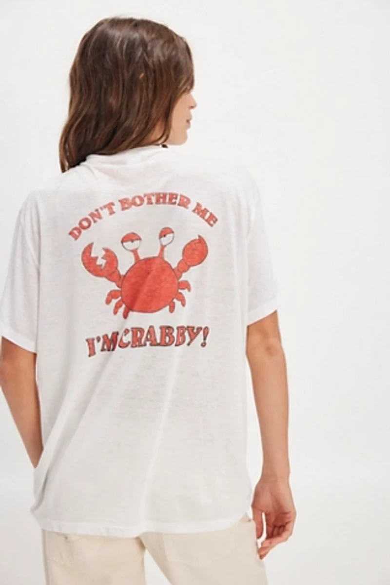 RE/DONE Crabby Boyfriend Tee