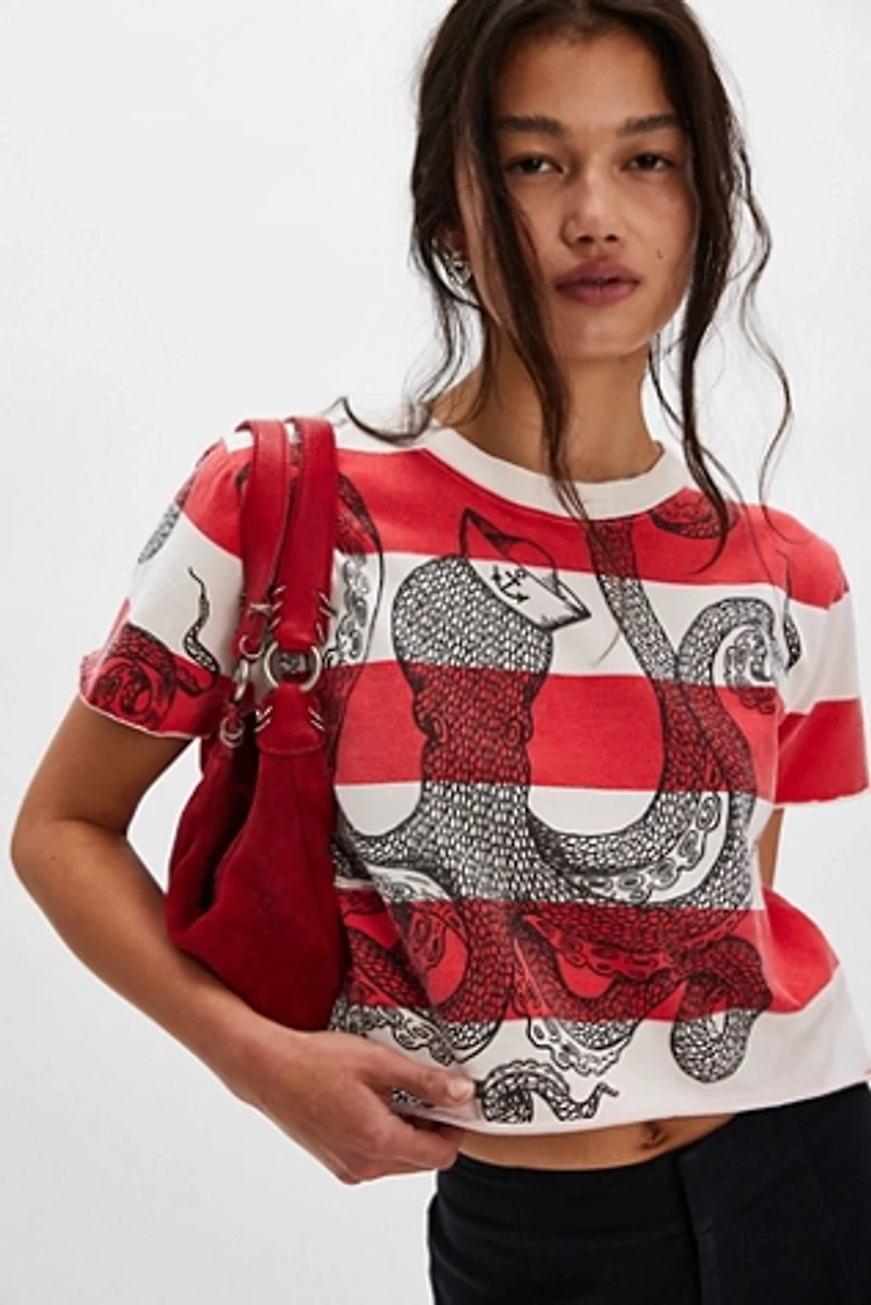 The Bureau Striped Sailor Crew Tee