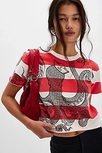 The Bureau Striped Sailor Crew Tee