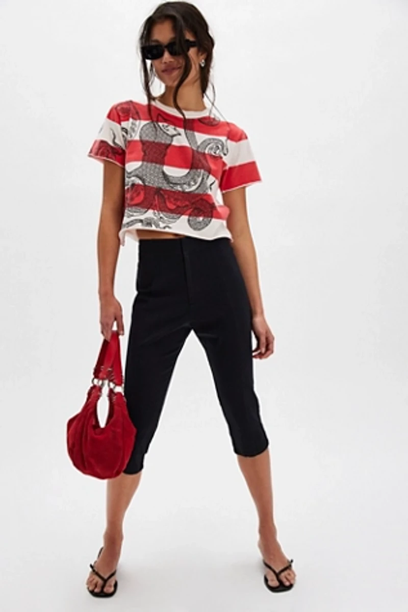 The Bureau Striped Sailor Crew Tee