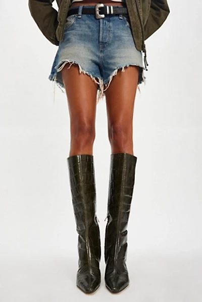 Sylvia Croc Tall Boots