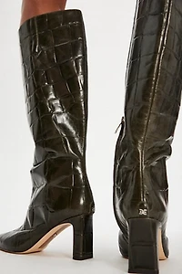 Sylvia Croc Tall Boots