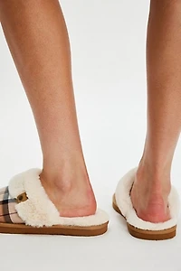 Barbour Claudia Tartan Mule Slippers
