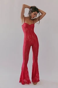 Norma Kamali Underwire Fishtail Jumpsuit