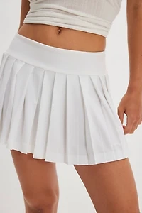 Norma Kamali Pleated Pickleball Skirt