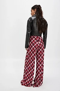 Norma Kamali Elephant Printed Pants