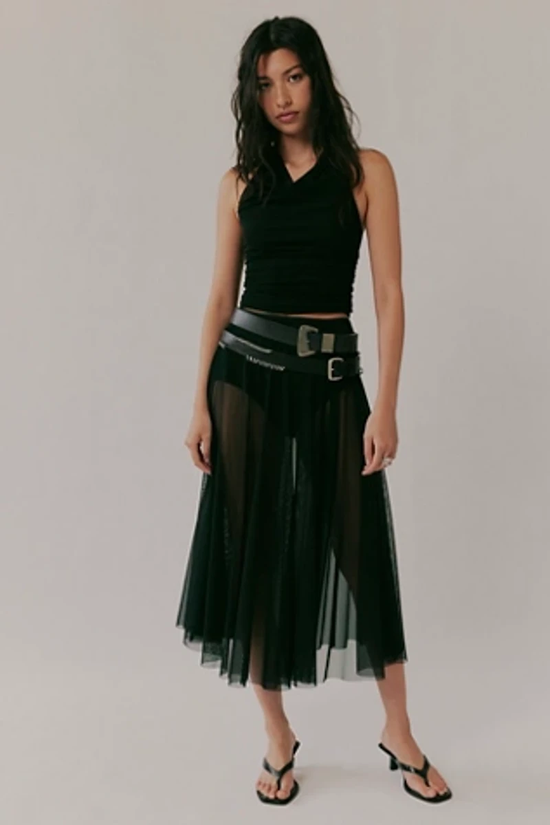 Norma Kamali Flared Skirt
