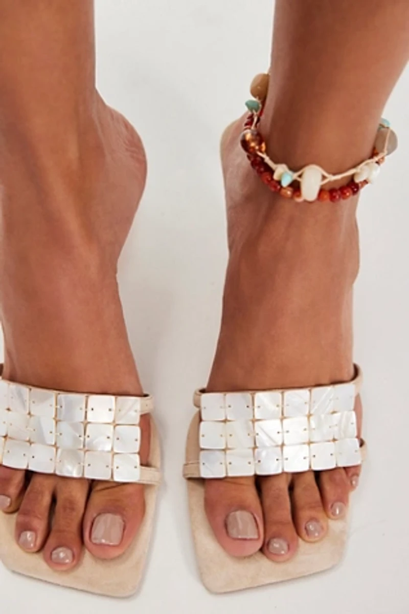 Shell Shocked Kitten Heels