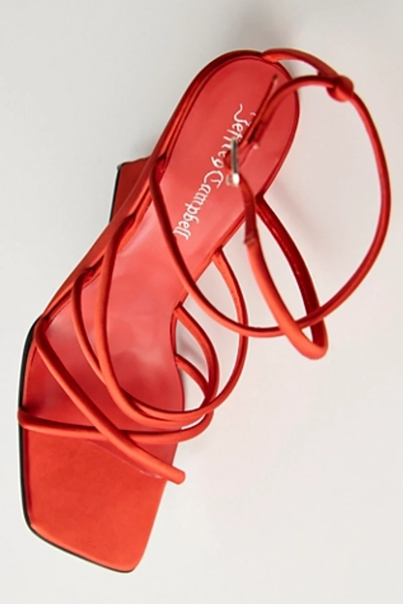 To The Sky Strappy Wedges