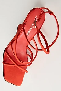To The Sky Strappy Wedges