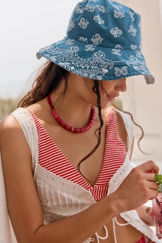 Free People Bandana Bucket Hat | The Summit display picture 3