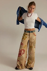 Falling Love Wide-Leg Jeans