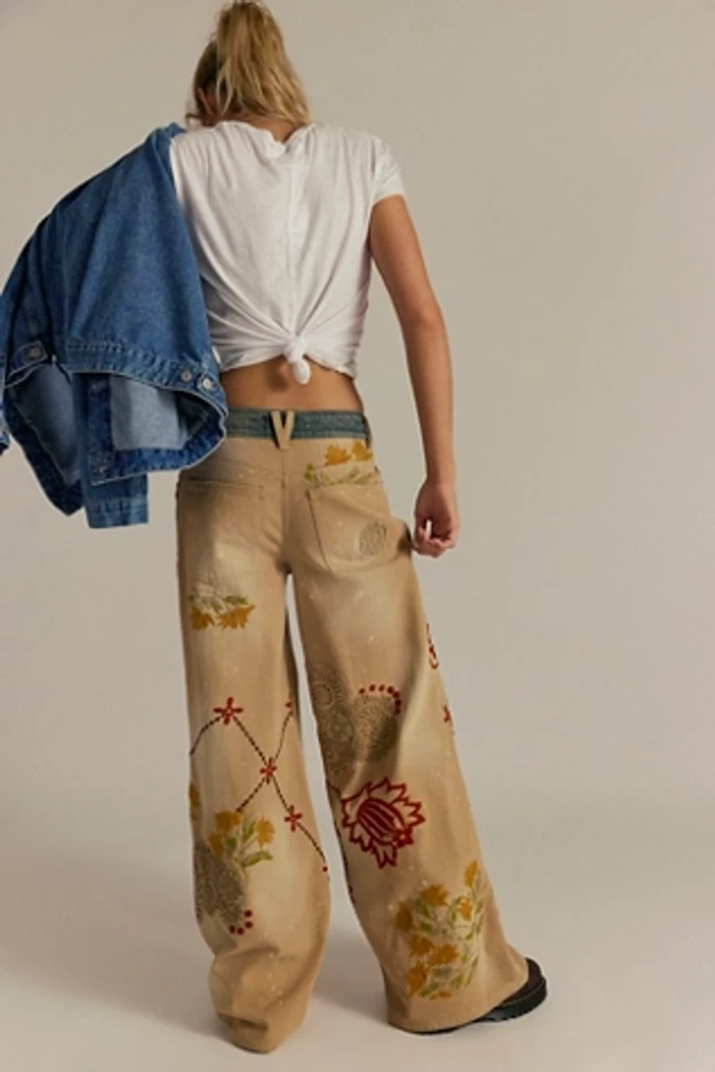 Falling Love Wide-Leg Jeans