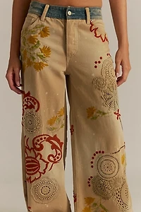 Falling Love Wide-Leg Jeans