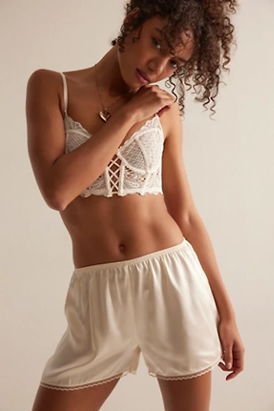 DONNI. The Silk Lace Tap Short