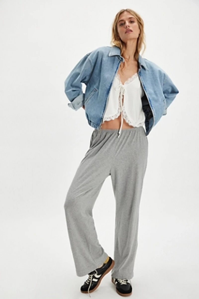 DONNI. The Jersey Simple Crop Pants
