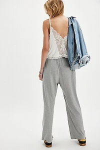DONNI. The Jersey Simple Crop Pants
