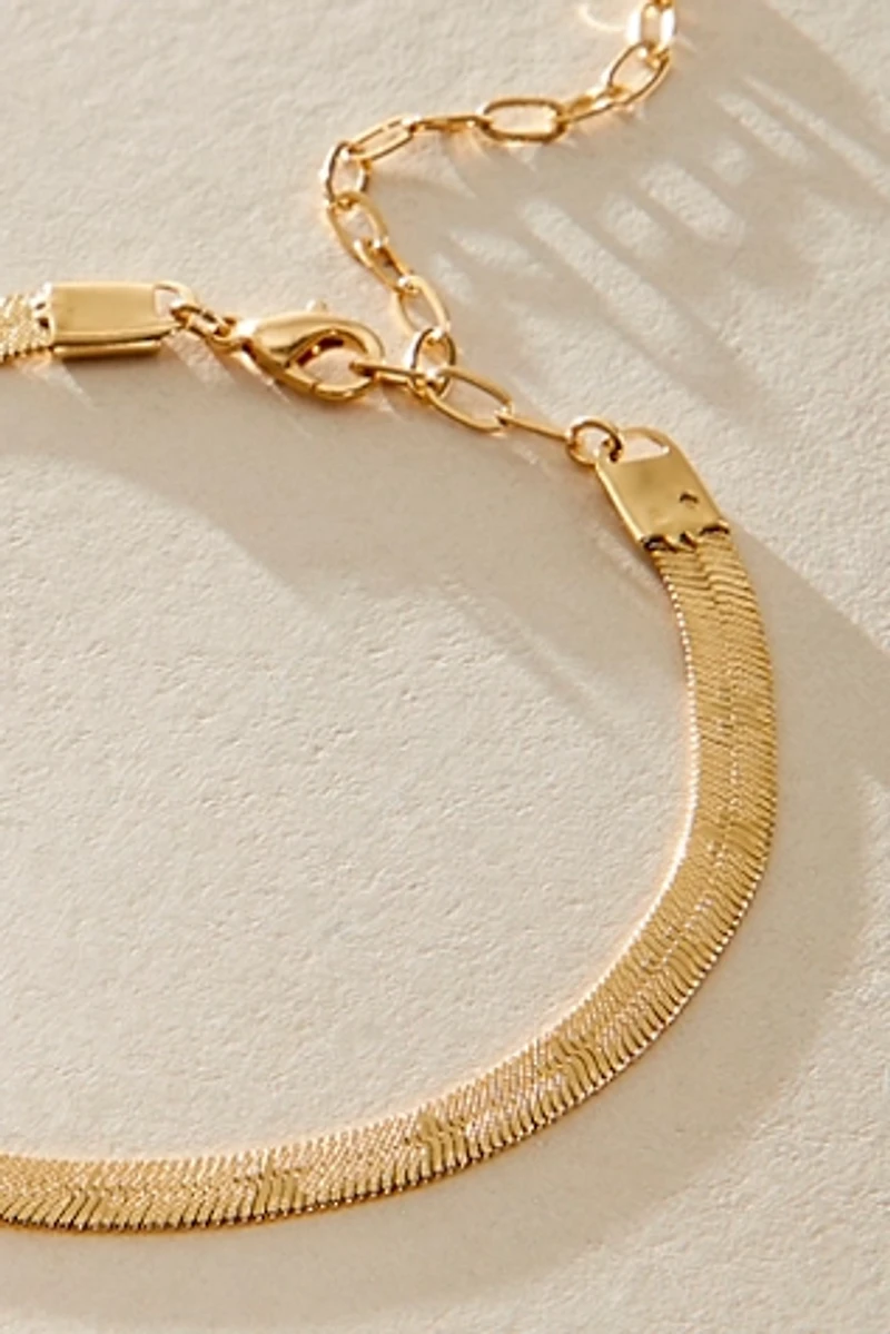 Christy Herringbone Anklet