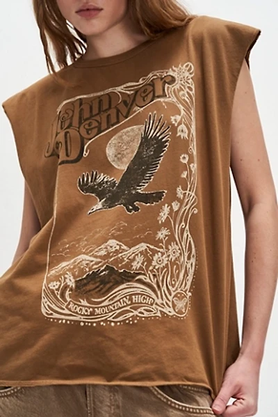 John Denver Oversized Muscle Tee