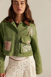 We The Free Martha Workwear Applique Jacket
