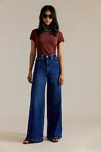 We The Free Kellee High-Rise Palazzo Jeans