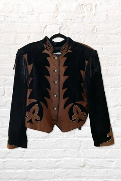 1990s Western Fringe Suede Jacket Selected By Ritual Vintage