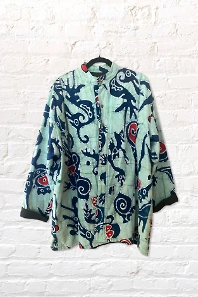 1990s Batik Dyed Oversized Graphic Jacket Selected By Ritual Vintage