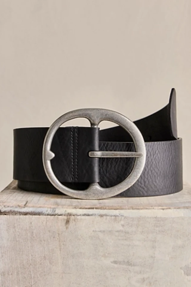 Free People We The Free Norfolk Mineral Leather Silver Buckle Hip Belt Size S/M We The Free Norfolk Hip Belt | Free People main image 2