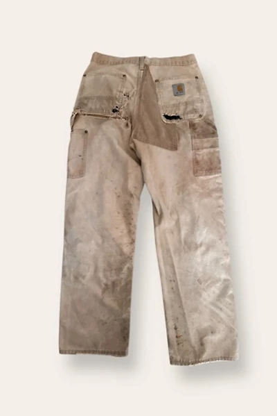 Vintage 1980's Thrashed Carhartt Canvas Work Pants Selected By Afterlife Boutique