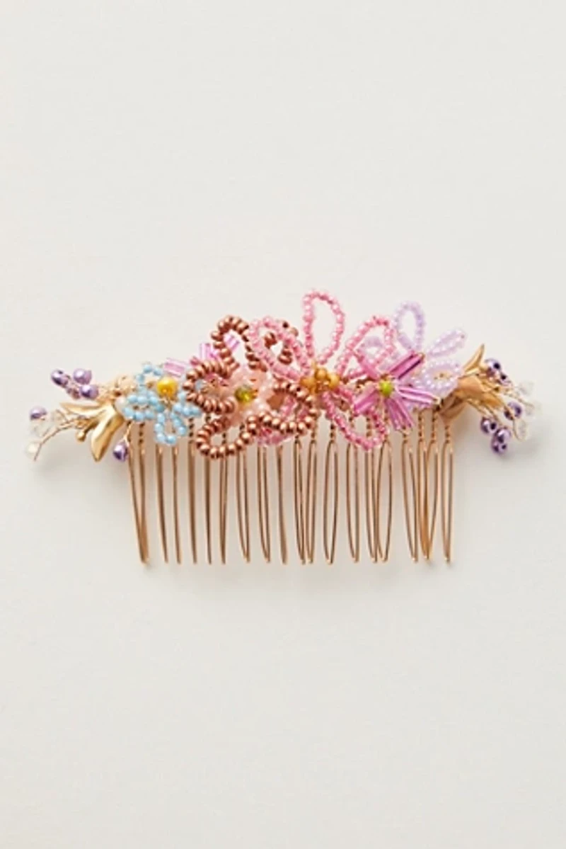 Beaded Comb Clip