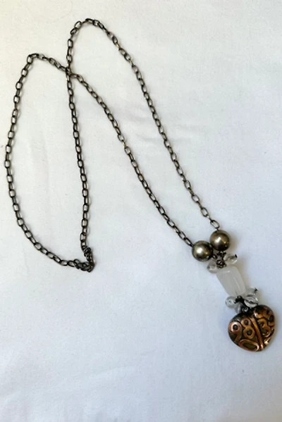 Vintage Copper Heart Pendant Necklace Selected by Cherry