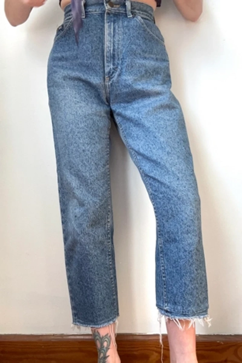 Vintage Acid Wash Lee Denim Selected by Grievous Angel Vintage