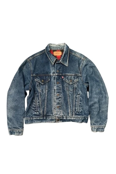 Vintage 1980s Levis Buffalo Plaid Denim Jacket Selected By Vintage Warrior