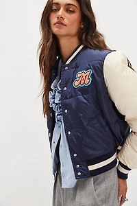 MOTHER Pillow Talk Letterman Jacket