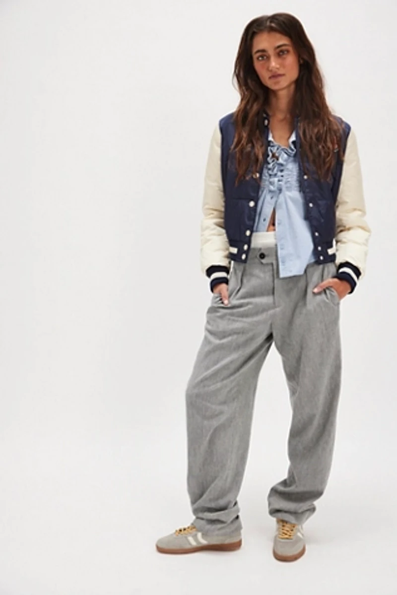 MOTHER Pillow Talk Letterman Jacket