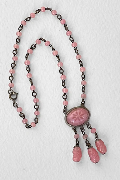 Vintage 30s Czech Glass Fringe Necklace Selected by MARMALADE