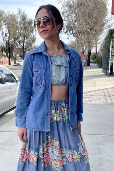 Vintage 1970's Denim Shaket Selected by FernMercantile