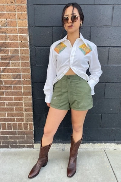 Vintage 1983 Army Shorts Selected by FernMercantile