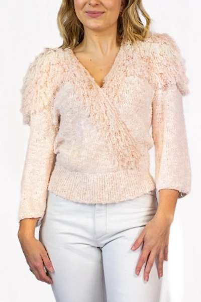 Vintage 80s Sideffects Pink Sweater Selected by Black Shag Vintage